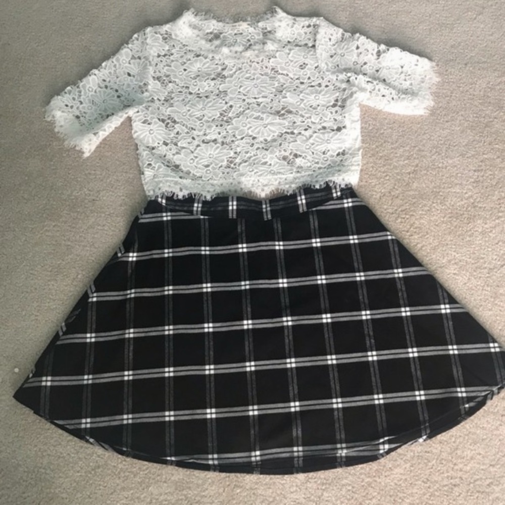 Plaid skirt